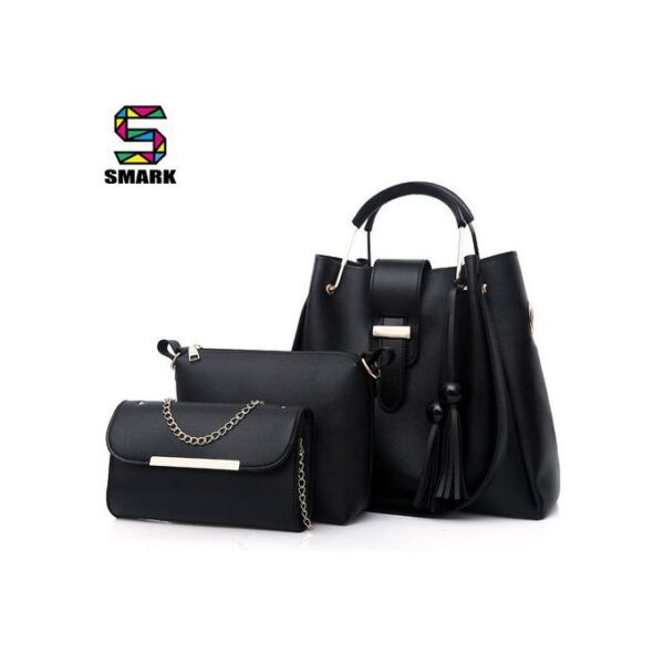 3 en 1 Sac à main femmes sac dames sac à main fourre-tout Hobo sac femme sac à bandoulière Messenger sac à bandoulière fronde portefeuille cartable