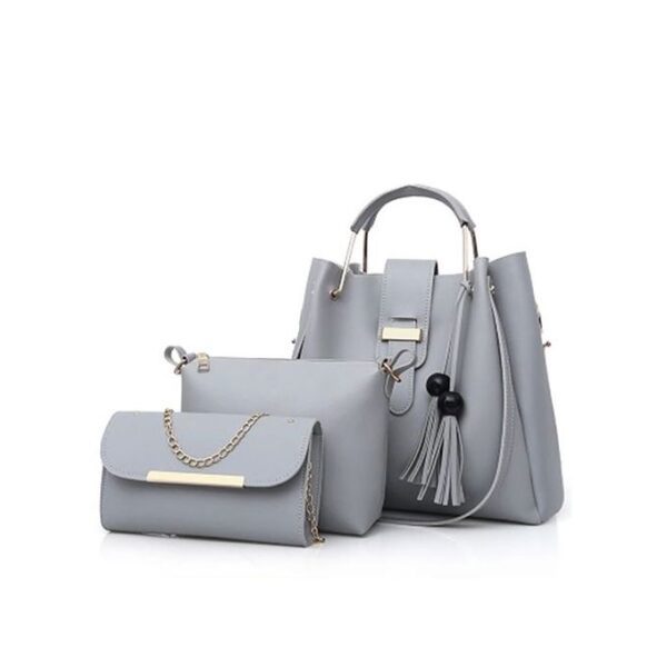 3 pièces/ensemble Sacs à bandoulière - Gris clair