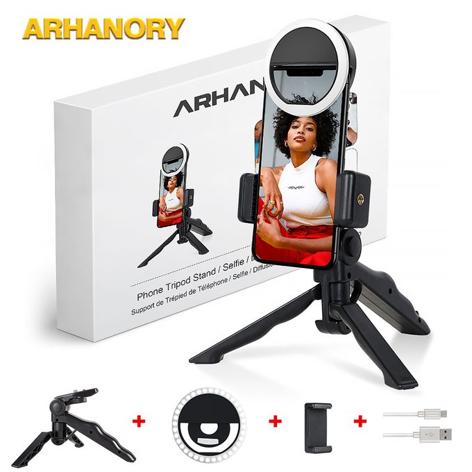 4-pieces-telephone-trepied-support-anneau-lumiere-telephones-selfie-baton-1.jpg 4 pieces telephone trepied support anneau lumiere telephones selfie baton 1