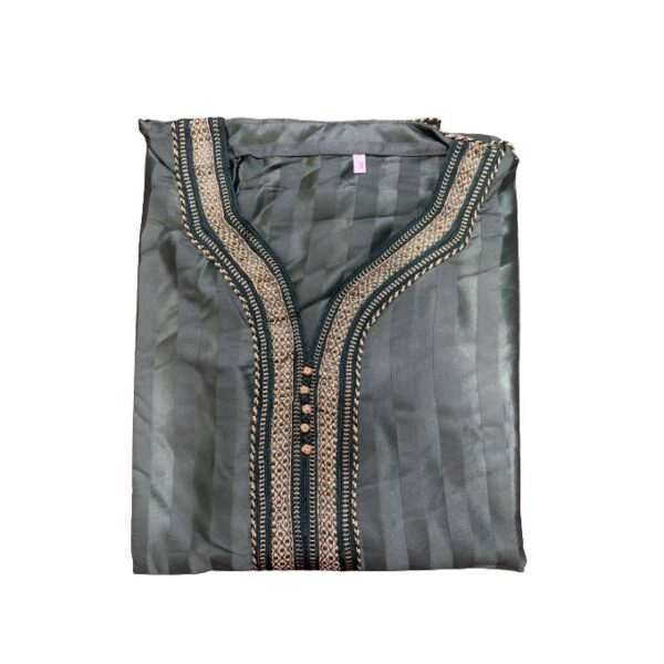 Abaya marocaine -sans pantalon -couleur verte -pour homme