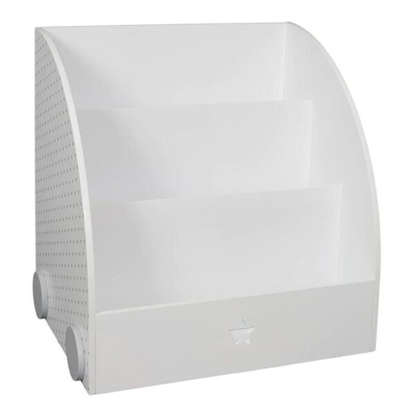 Bibliothèque Enfant Déco "Maeva" 64cm Blanc