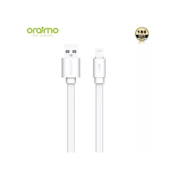 Câble Lightning - ORAIMO CANDY OCD-L22 - Câble Iphone - Charge Rapide Et Transfert De Données - Blanc