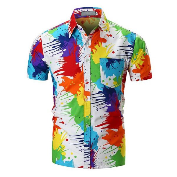 Chemise T-shirts Homme Manches Courtes