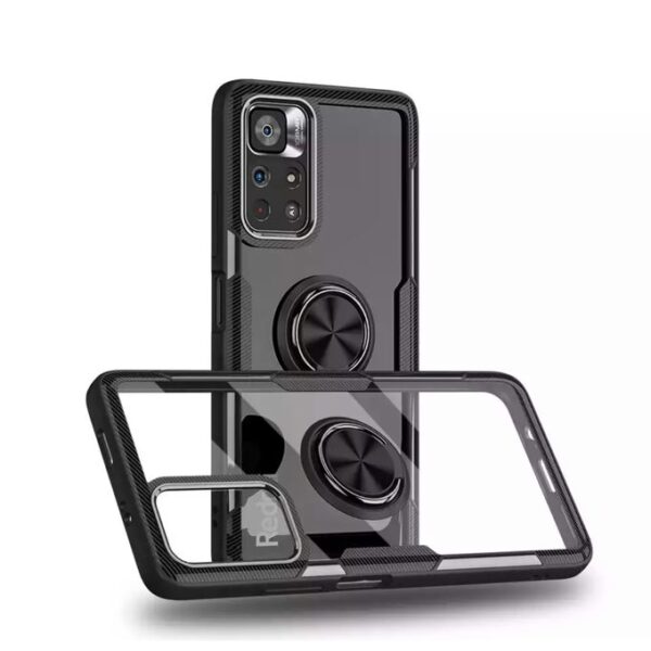 Coque Arrière Avec Anneau Pour Xiaomi Redmi Note 11S 5G / Note 11T + Un Anti Choc Offert
