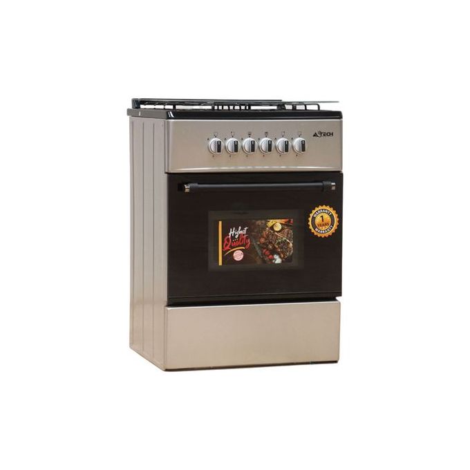 cuisiniere a gaz 4 feux 60x60cm full option gris cuisiniere a gaz 4 feux 60x60cm full option gris