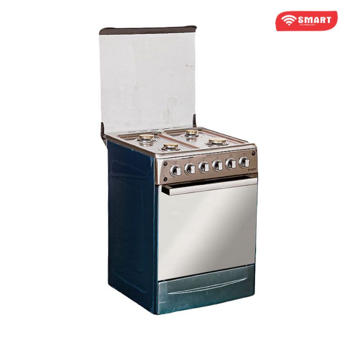 cuisiniere a gaz 4 feux inox avec four haut et bas rotisseur allumage cuisiniere a gaz 4 feux inox avec four haut et bas rotisseur allumage