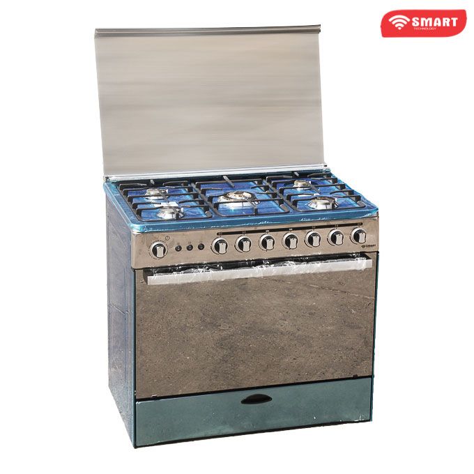 cuisiniere-a-gaz-5-feux-90x60cm-inox-avec-four-haut-et-bas-rotisseur-.jpg cuisiniere a gaz 5 feux 90x60cm inox avec four haut et bas rotisseur