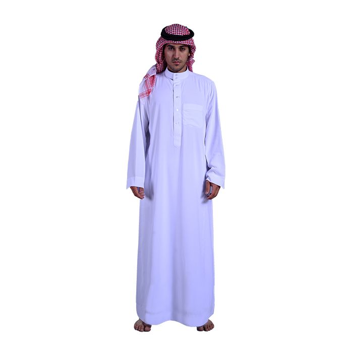 ensemble-djellaba-et-pantalon-en-coton-blanc-pour-homme.jpg ensemble djellaba et pantalon en coton blanc pour homme