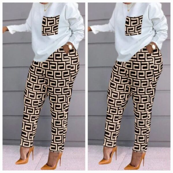 Ensemble Pantalon Dame Couleur Multicolores