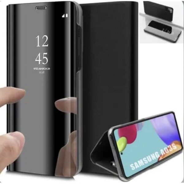 Etui à Rabat Pour Samsung Galaxy A03S 4G - Noir