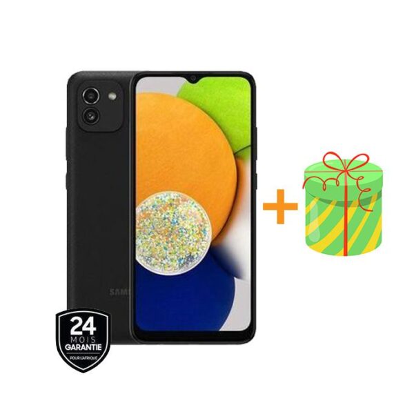 Galaxy A03 - RAM 3Go - ROM 32Go - Noir + Clé USB offerte