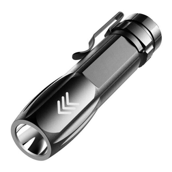 Lampe De Poche - Rechargeable USB - Noir