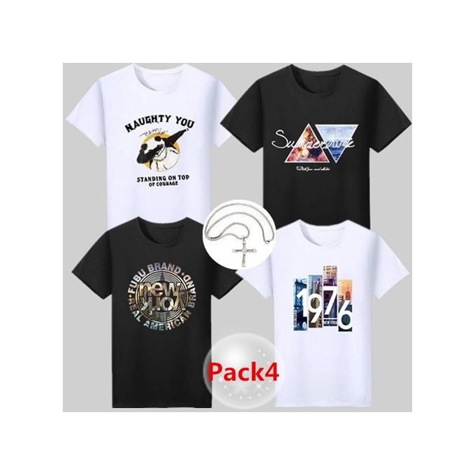 lot-de-4-t-shirt-en-coton-a-manches-courtes-pour-hommes-collier.jpg lot de 4 t shirt en coton a manches courtes pour hommes collier