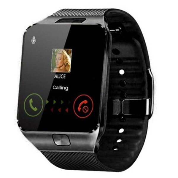 Montre Intelligente - SIM - Bluetooth Au Poignet- Camera - NOIR