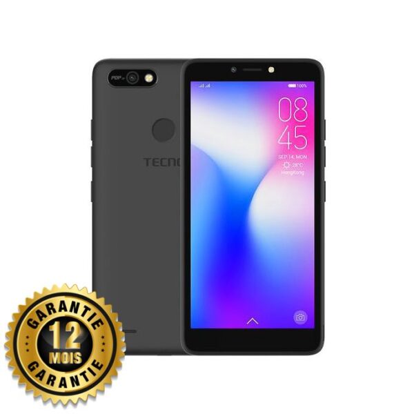POP 2F - 5.5’’ - Double SIM - ROM 16 Go - RAM 1 Go - Caméra 8/5 Mp - Batterie : 2400mAh - Noir