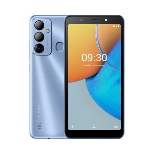 Pop 6 Go - 6'' HD+ - 2/32Go - 3G - 5Mpx - 4000mAh - Ice Blue - 12+1 Mois Garantie