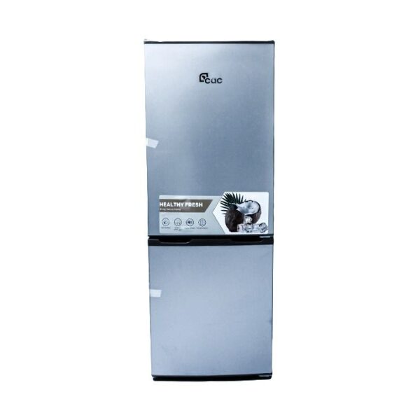Réfrigérateur Combiné 3 Tiroirs - 162 Litres - Gris - Garantie 1 an - Classe A+