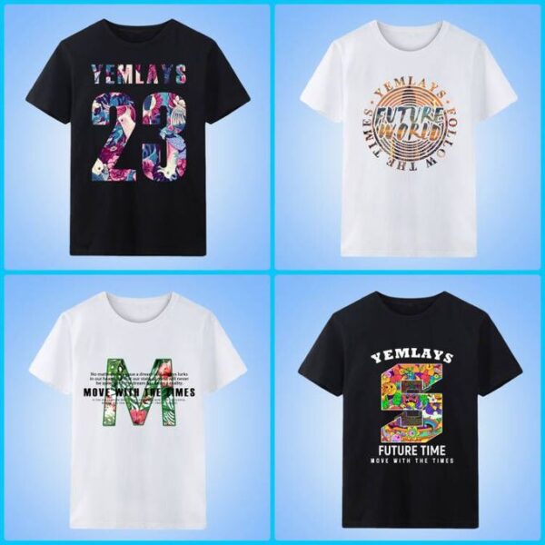 T - shirt confortable pour hommes (4 en 1)
