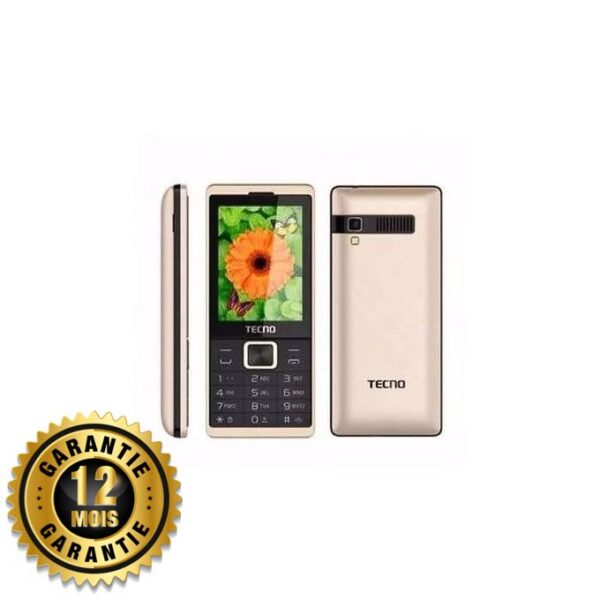 T528 - Écran 130 x 57 x 14.5mm " - 16 Mo ROM + 8 Mo RAM - Dual Sim - Batterie 2500 mAh - Gold
